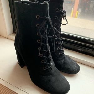 Coach Lace Up Booties